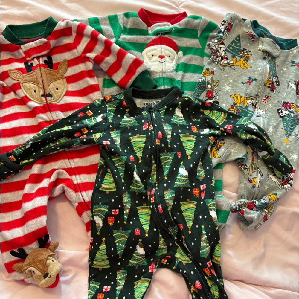 Christmas Holiday One-Piece Pajamas Bundle